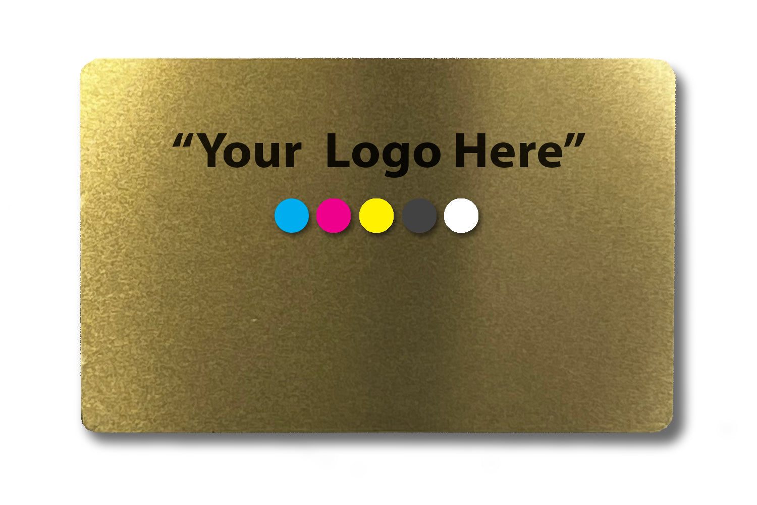 Smart Tap NFC Business Card Gold Color Front