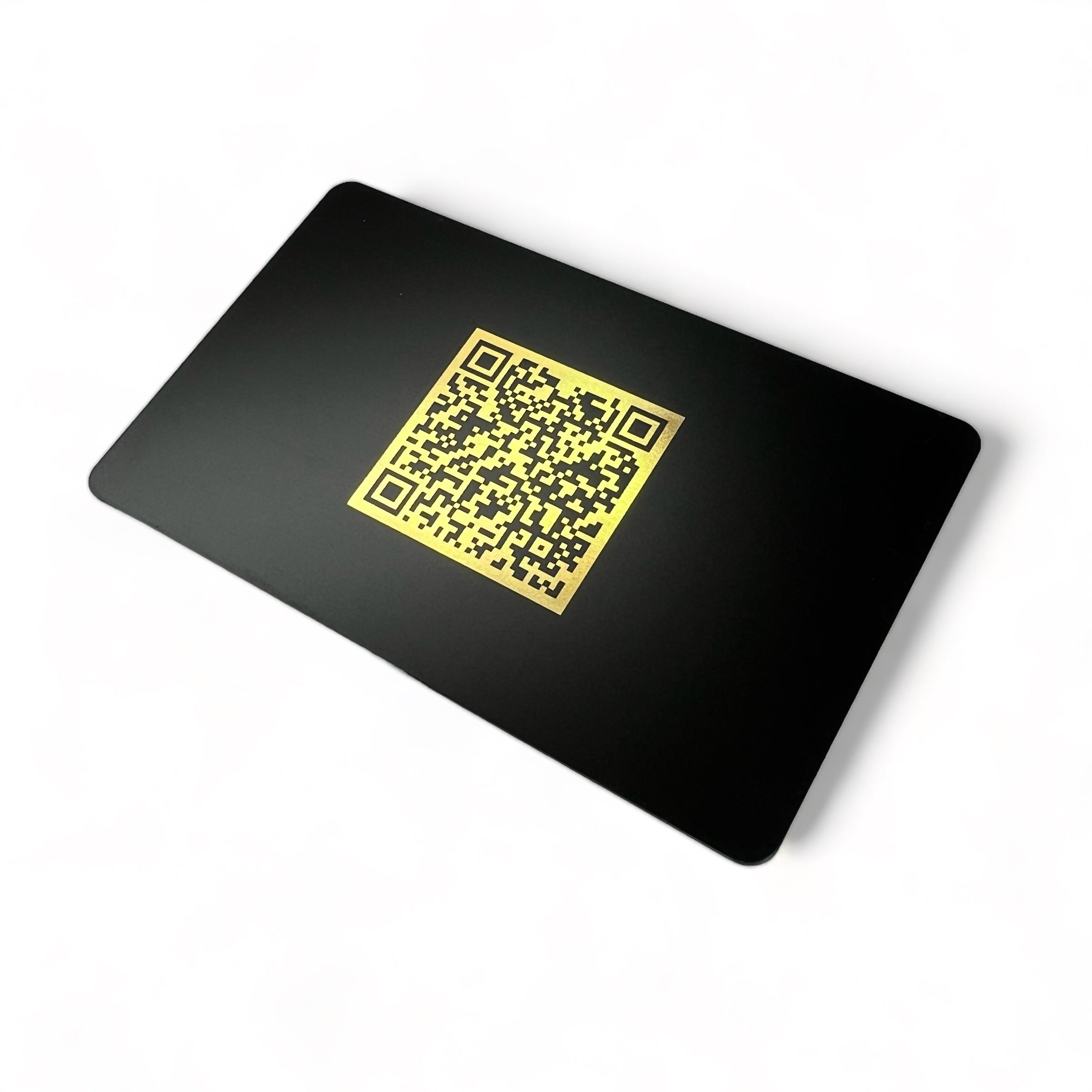 Smart-Tap,  NFC Business Card Black Gold print