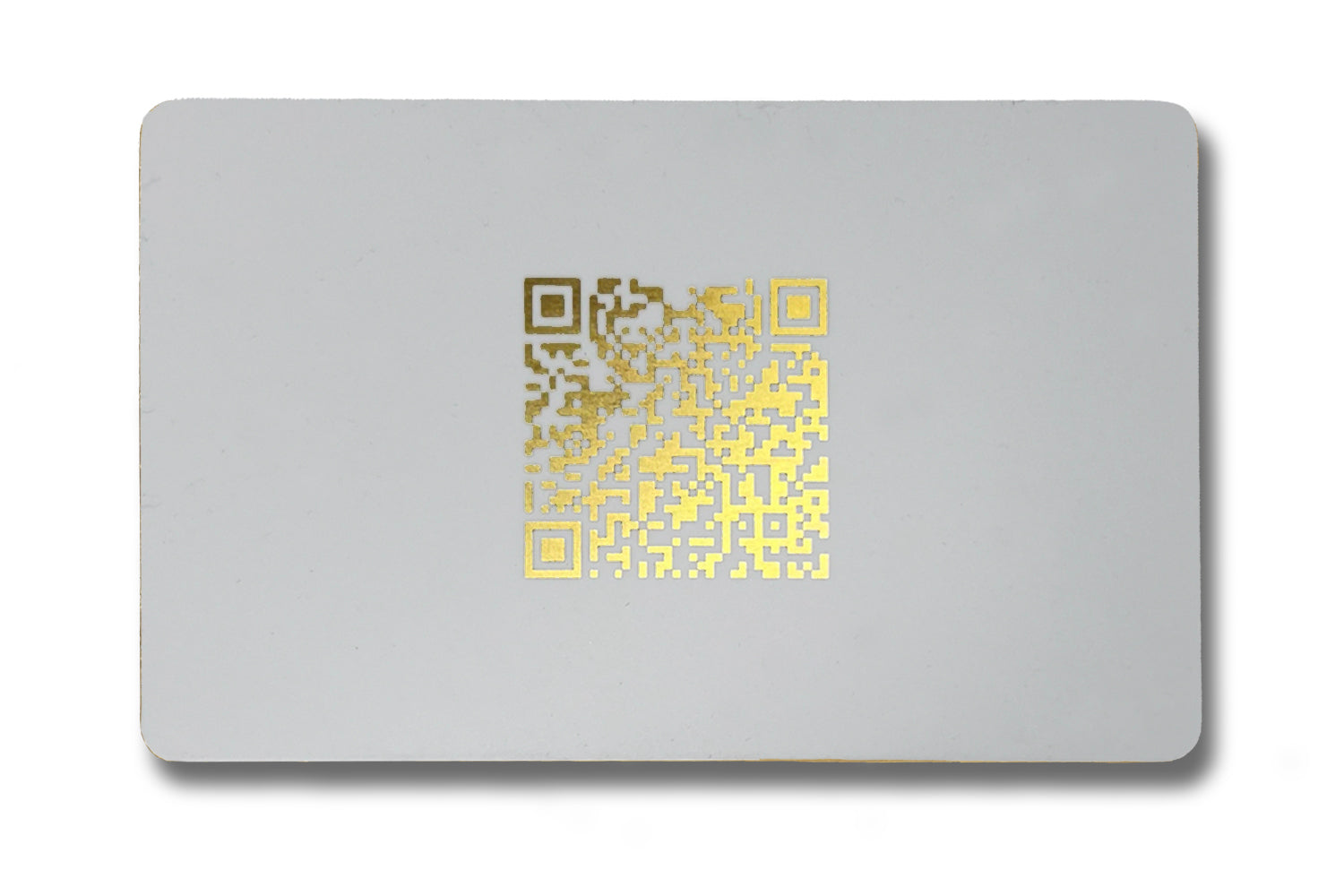 Smart-Tap,  NFC Business Card White Gold print