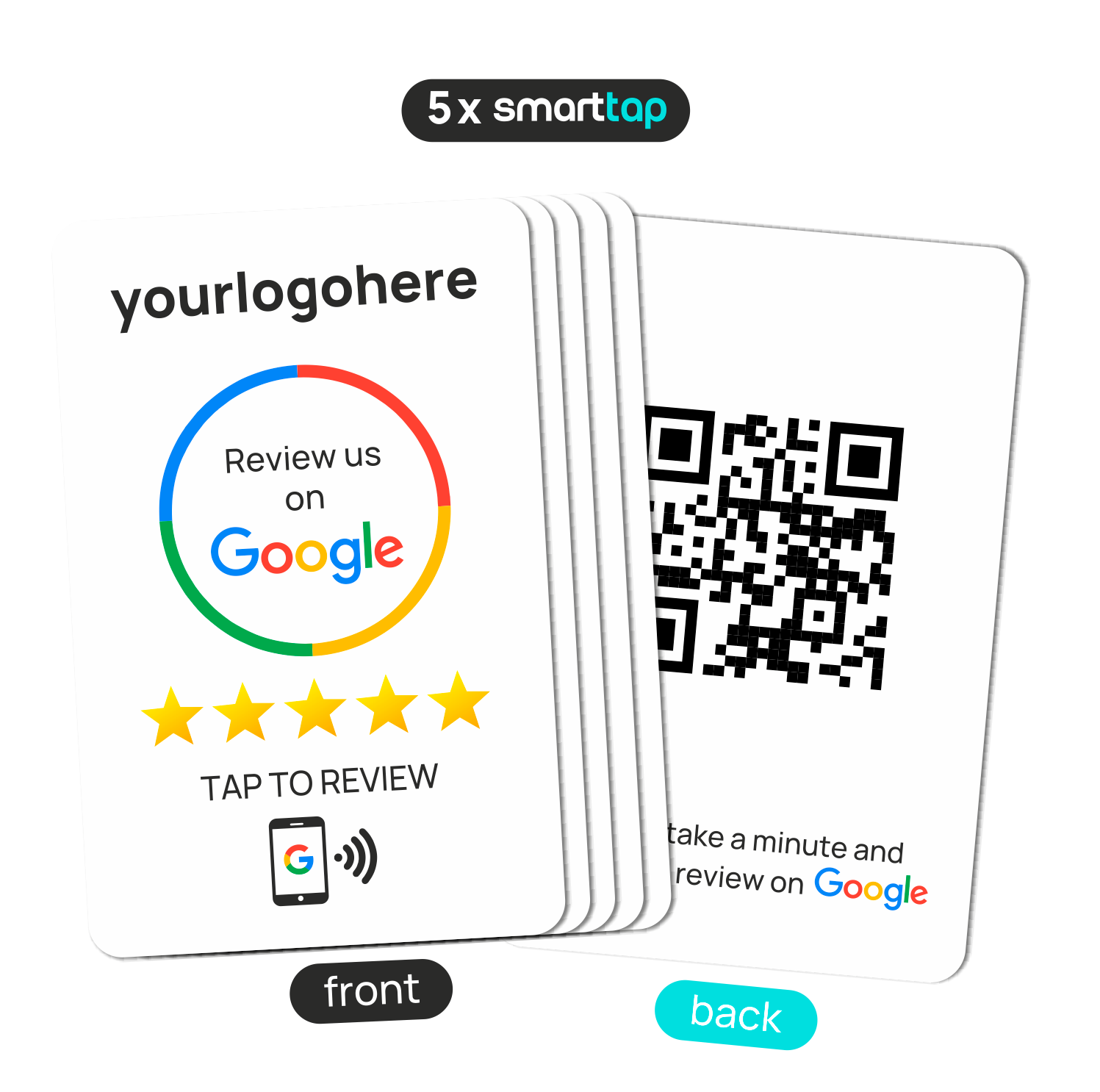 GOOGLE REVIEW CUSTOM CARD - Justagg - Digital Business Card